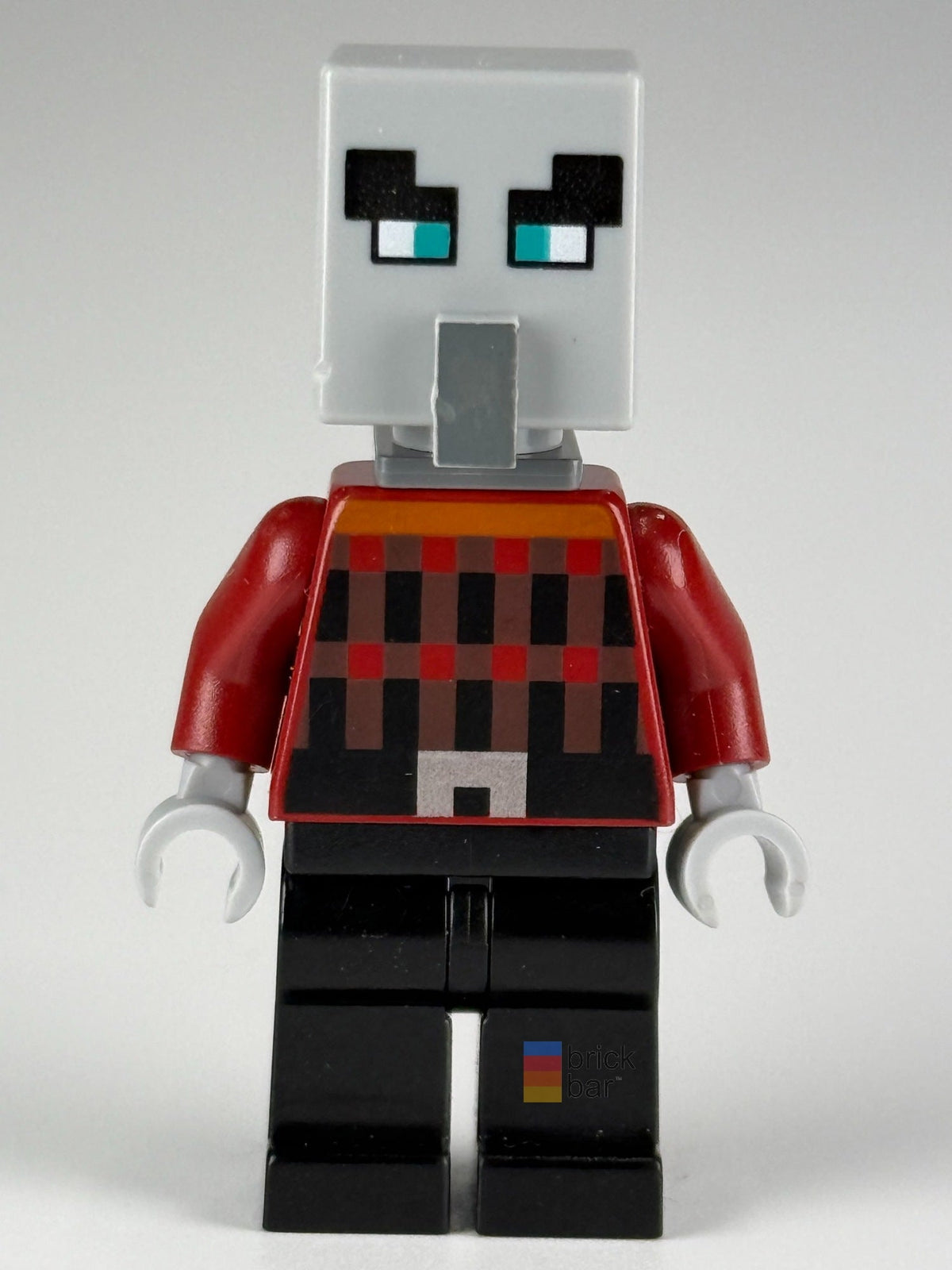 Illager Pillager min079 LEGO® Minecraft front view — Brick Bar™