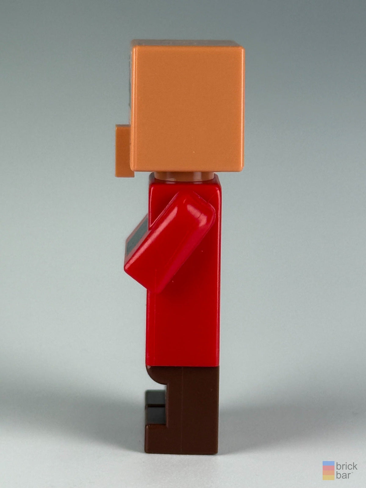 Villager Blacksmith min121 LEGO® Minecraft Minifigure side view — Brick Bar™