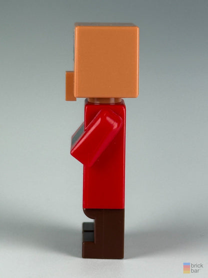 Villager Blacksmith min121 LEGO® Minecraft Minifigure side view — Brick Bar™