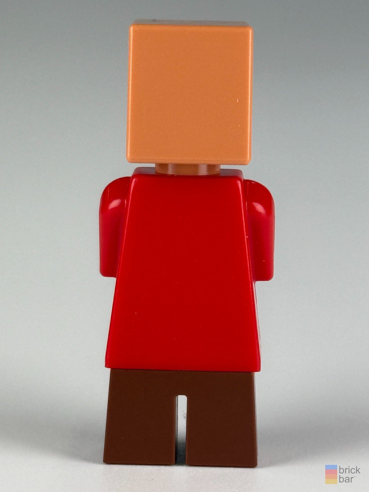 Villager Blacksmith min121 LEGO® Minecraft Minifigure back view — Brick Bar™