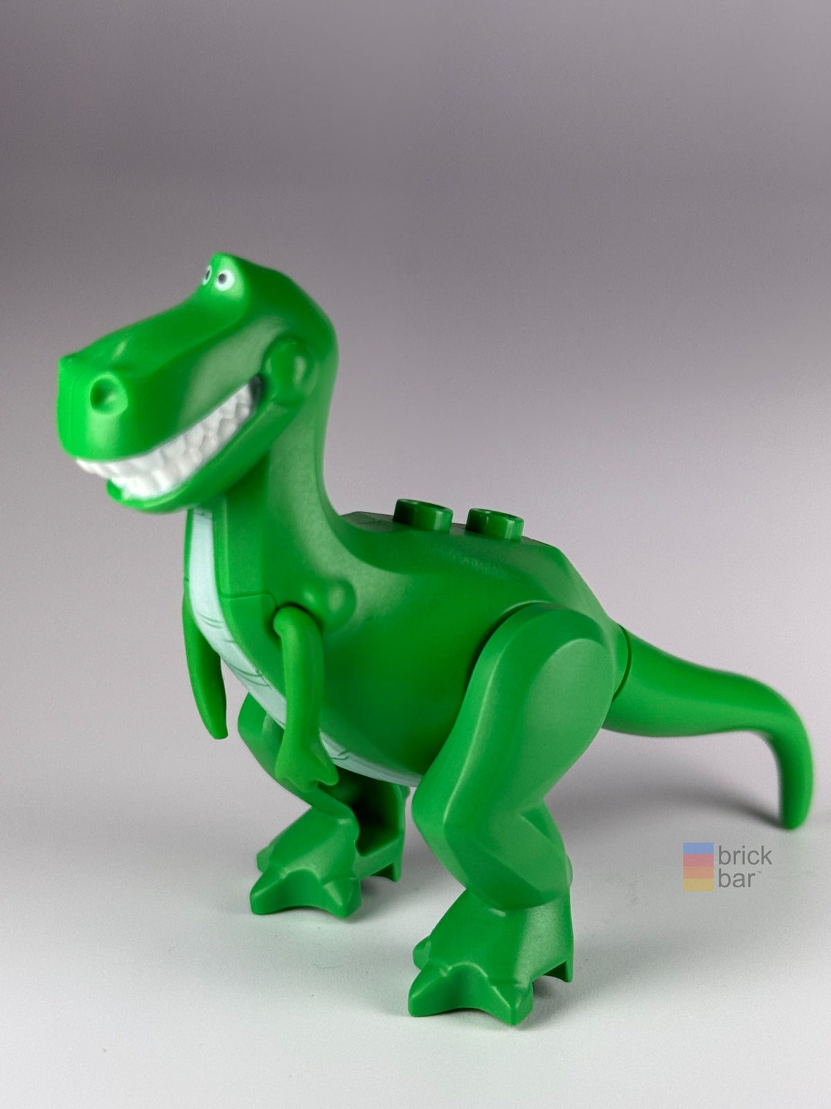 Rex rex01 LEGO® Toy Story dinosaur side view — Brick Bar™
