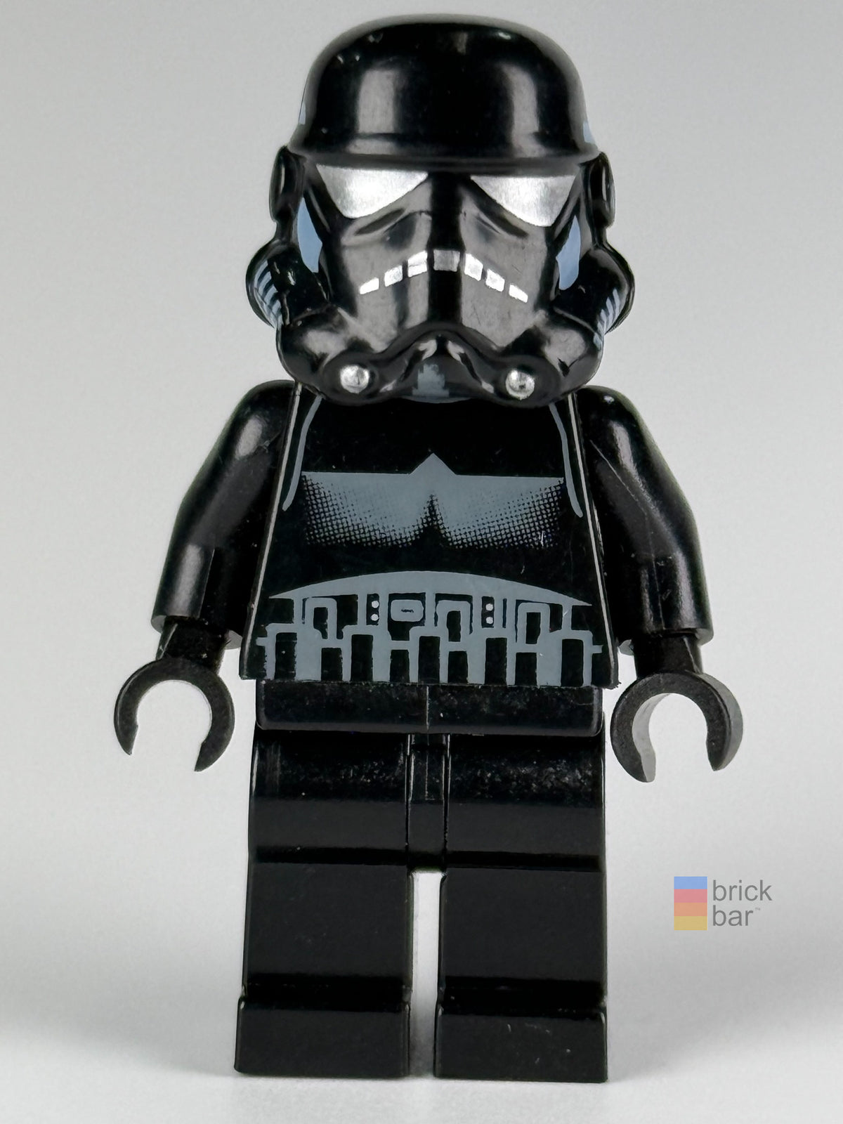 Imperial Shadow Trooper sw0166b LEGO Star Wars minifigure front view — Brick Bar