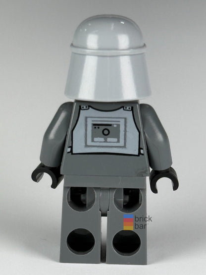 Imperial Officer with Battle Armor sw0261 back view — Brick Bar™