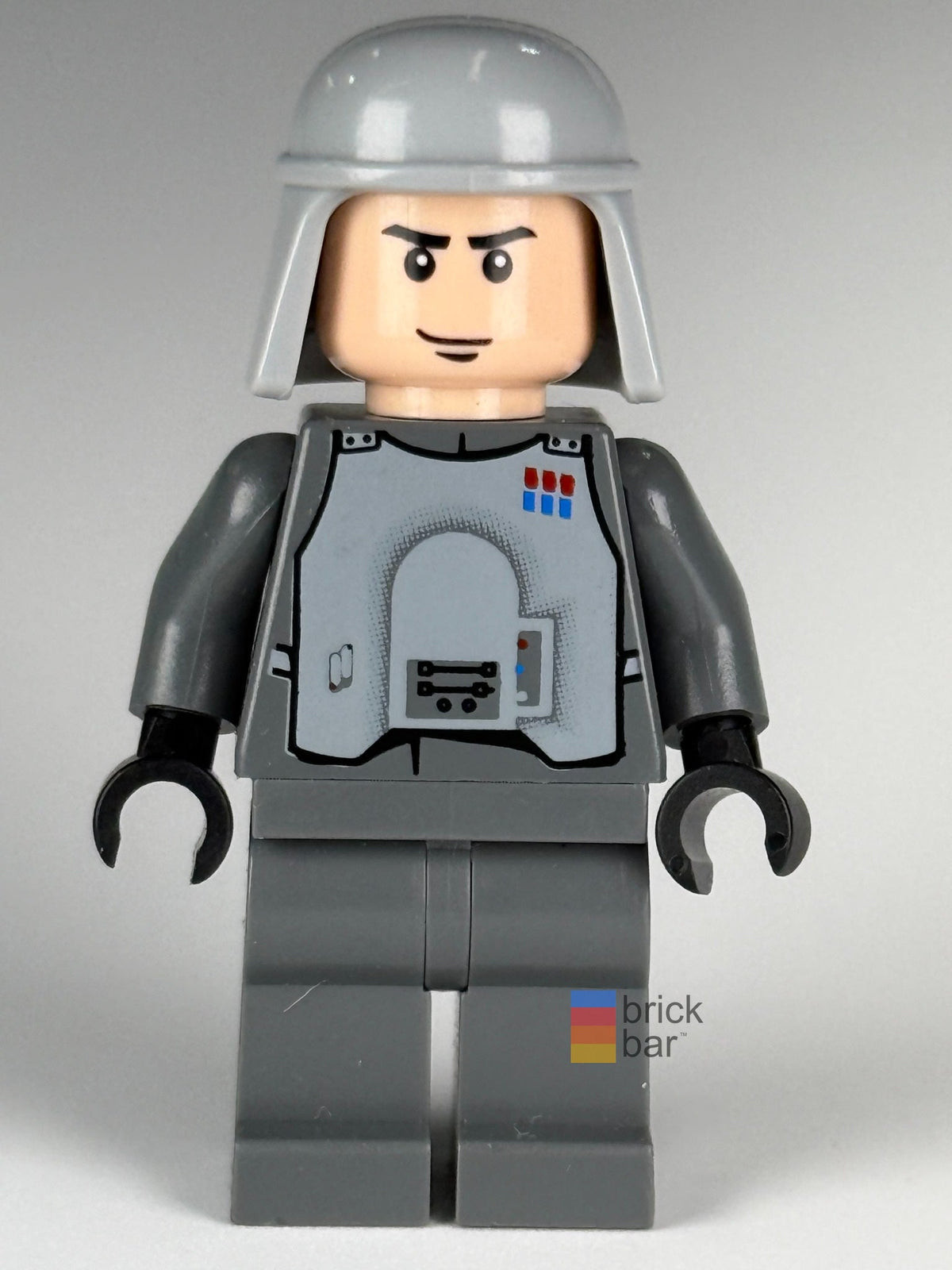 Imperial Officer with Battle Armor sw0261 front view — Brick Bar™