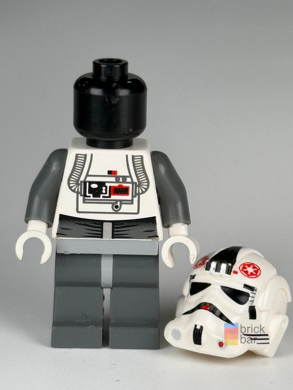 AT-AT Driver sw0262 with helmet removed showing black head