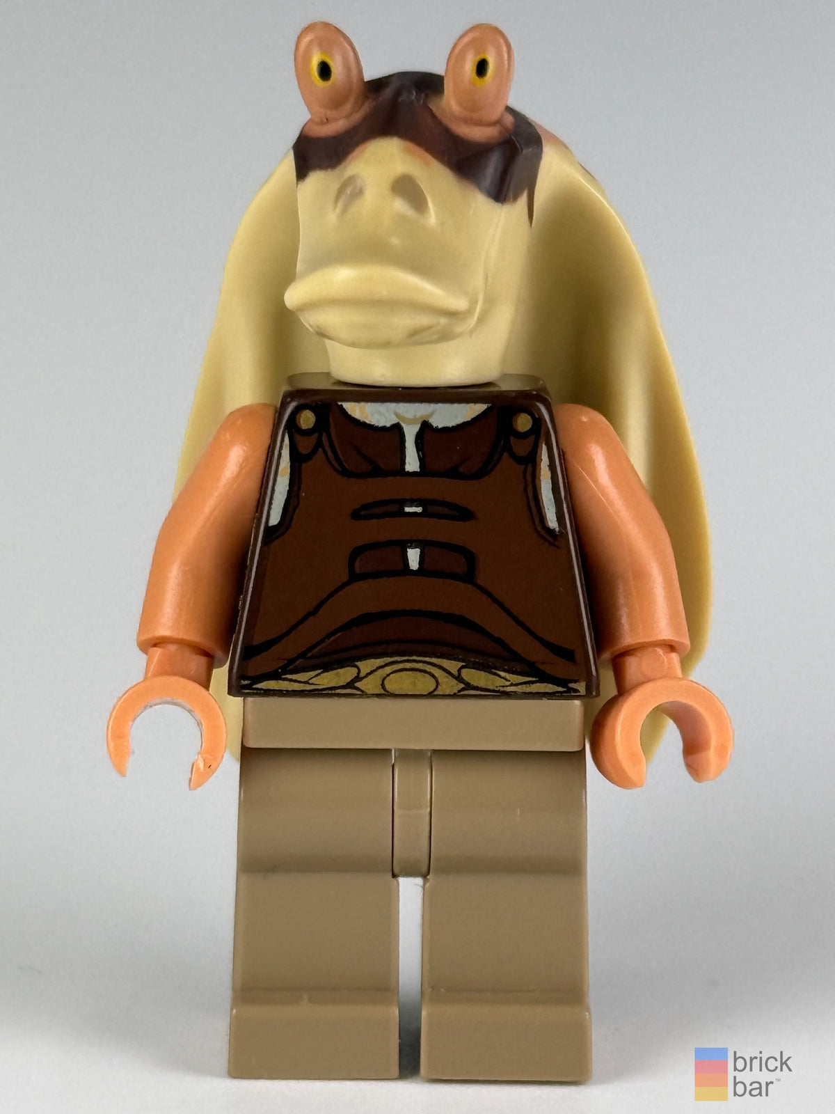 Gungan Soldier sw0302 LEGO Star Wars minifigure front view — Brick Bar™