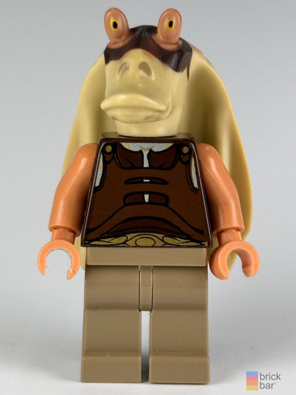 Gungan Soldier sw0302 LEGO Star Wars minifigure front view — Brick Bar™