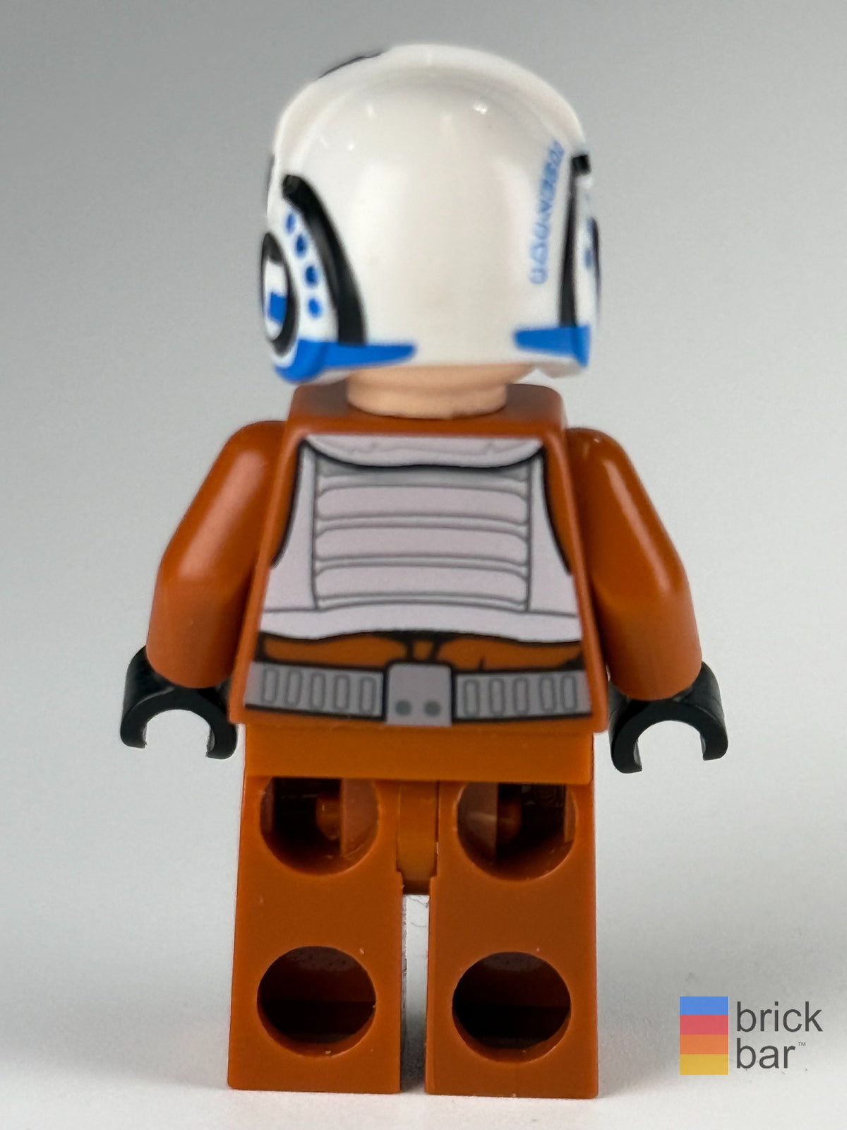 Snap Wexley sw0705 LEGO Star Wars minifigure back view — Brick Bar