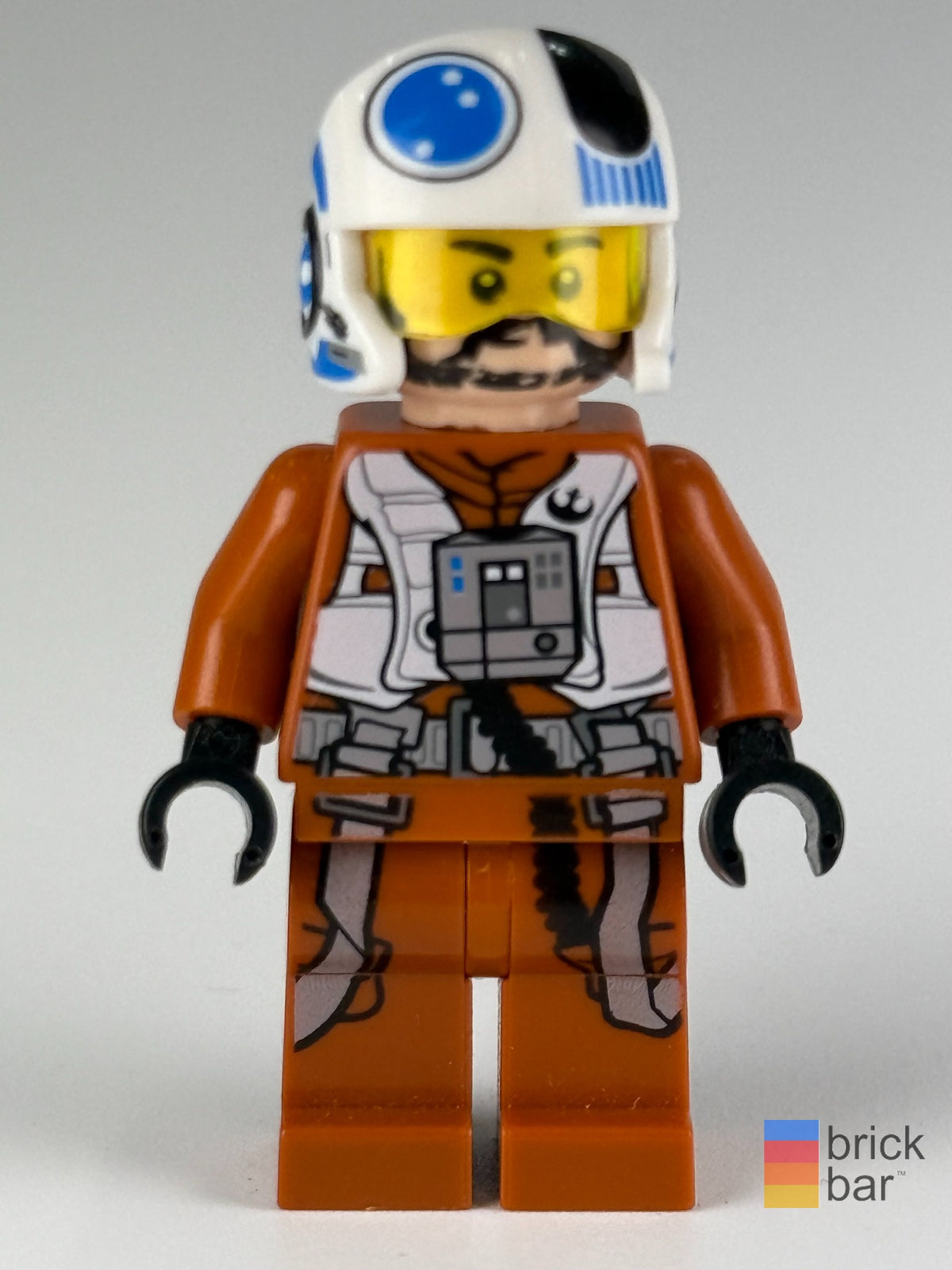 Snap Wexley sw0705 LEGO Star Wars minifigure front view — Brick Bar