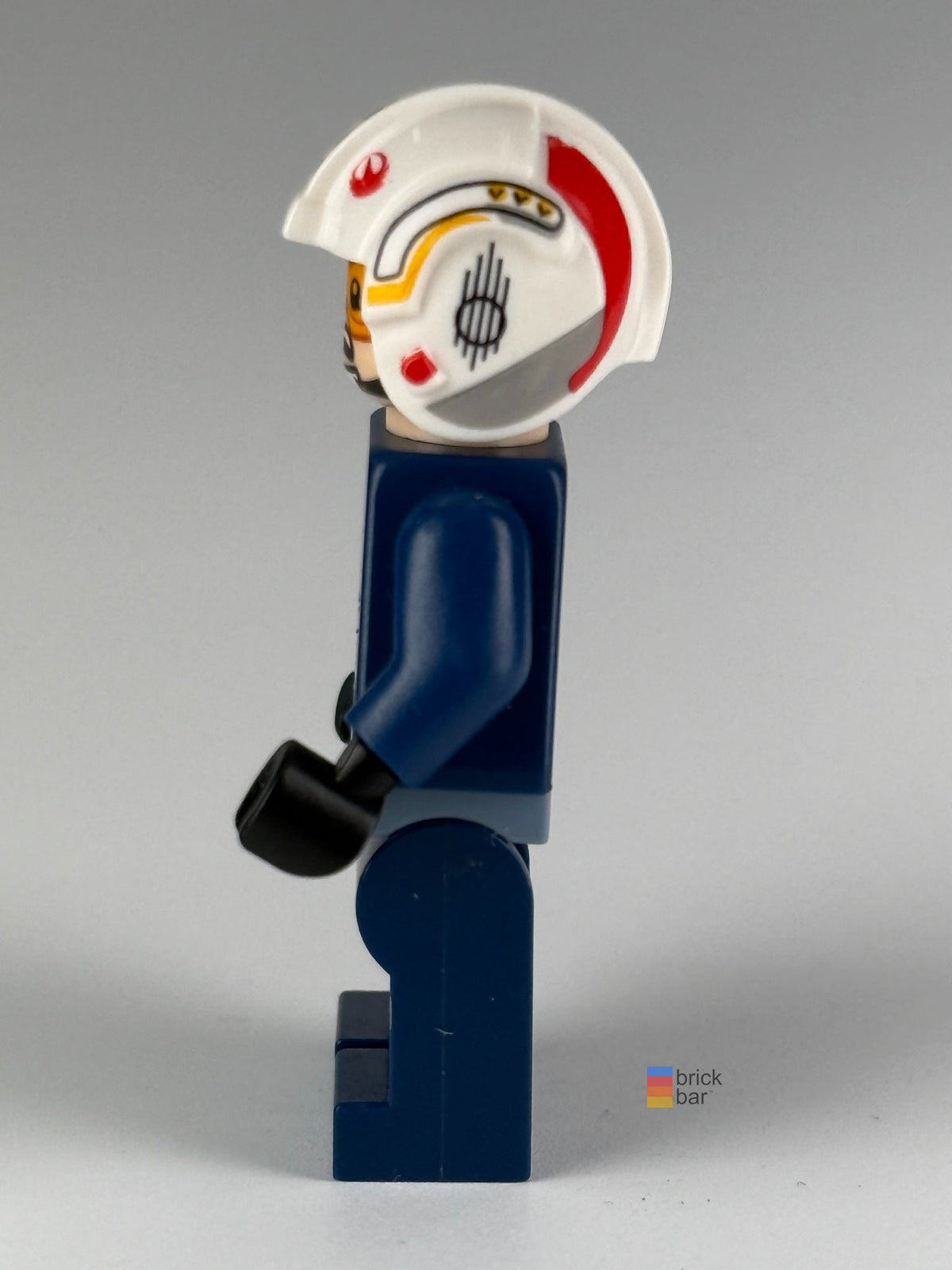 Rebel Y-wing Pilot sw0801 LEGO Star Wars minifigure side — Brick Bar