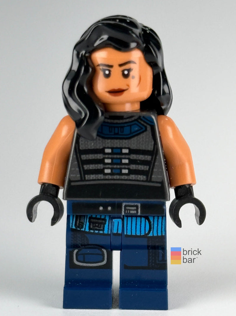 Cara Dune sw1058 LEGO® Star Wars minifigure front view — Brick Bar