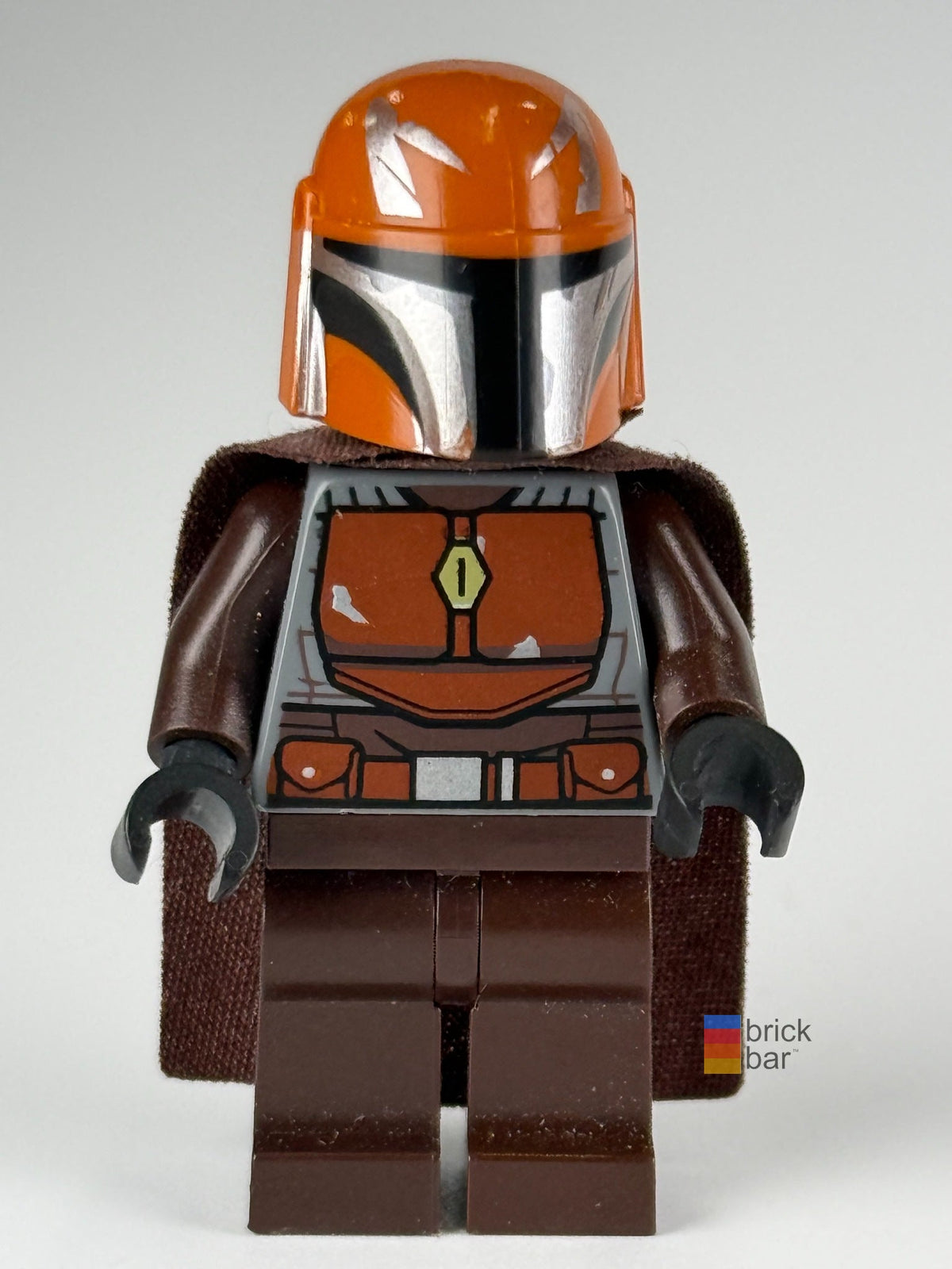 Mandalorian Tribe Warrior Pen Varad sw1079 LEGO® Star Wars minifigure front view — Brick Bar