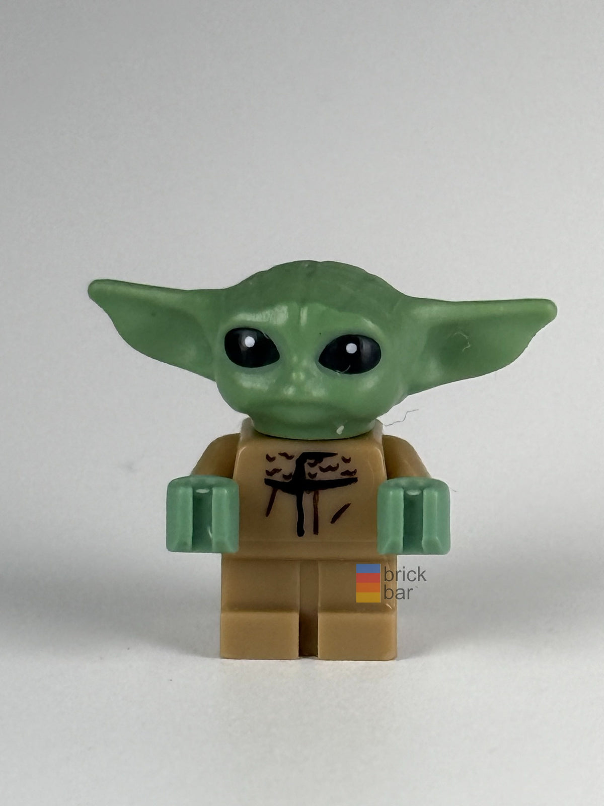 Grogu The Child sw1113 LEGO® Star Wars minifigure front view — Brick Bar