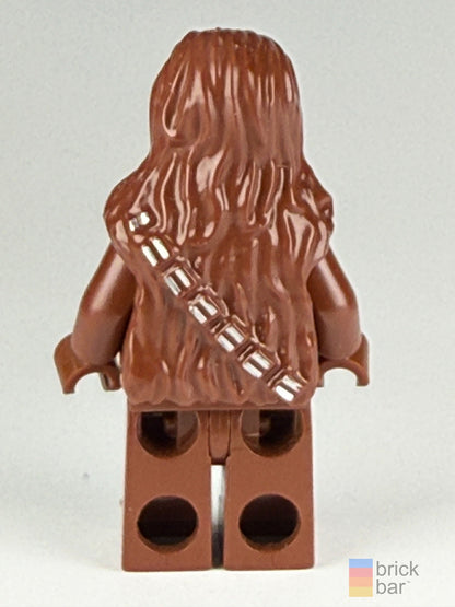 Chewbacca sw0011a LEGO Star Wars minifigure back view — original Brick Bar™ photograph