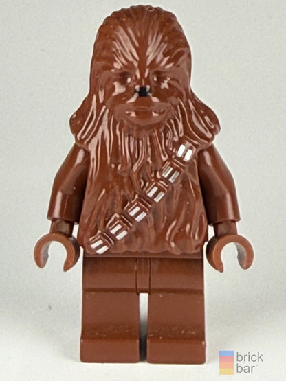 Chewbacca sw0011a LEGO Star Wars minifigure front view — original Brick Bar™ photograph
