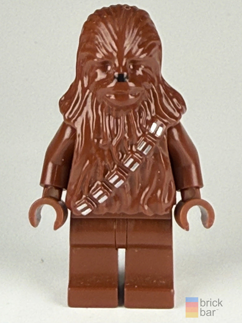 Chewbacca sw0011a LEGO Star Wars minifigure front view — original Brick Bar™ photograph