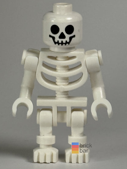 Brick Bar original photograph of Skeleton - Standard Skull, Bent Arms Vertical Grip gen047, front view