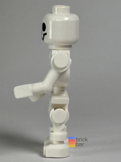 Brick Bar original photograph of Skeleton - Standard Skull, Bent Arms Vertical Grip gen047, side view