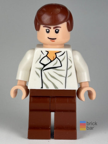 Han Solo sw0278 LEGO Star Wars minifigure front view — Brick Bar™