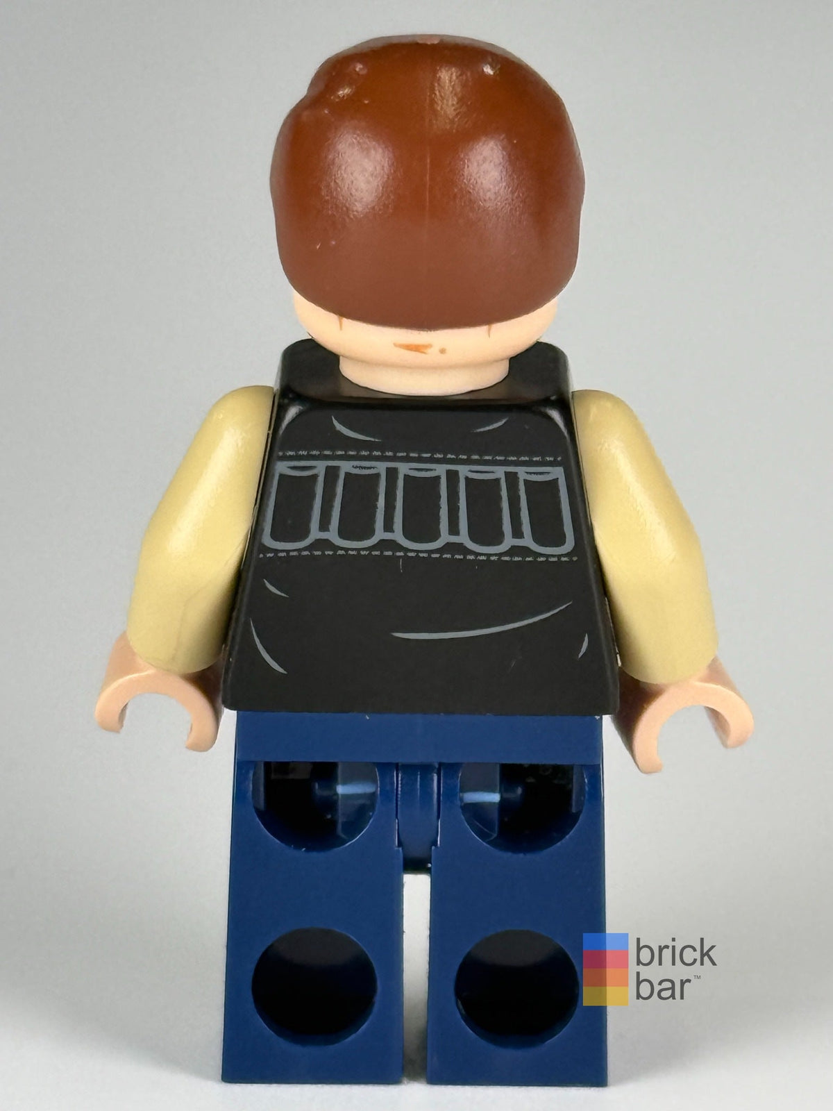 Han Solo LEGO Star Wars minifigure sw0539 back — original Brick Bar™ photograph