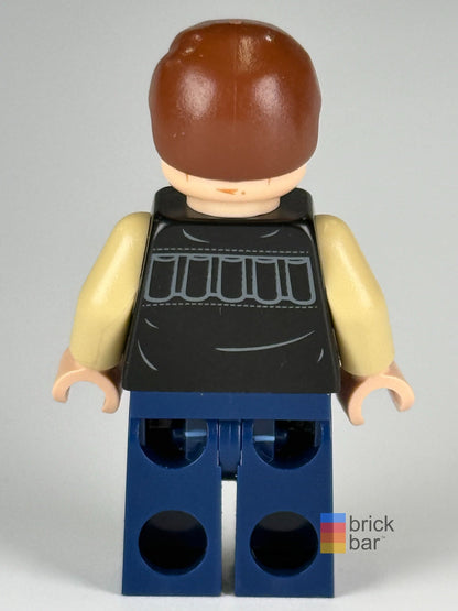 Han Solo LEGO Star Wars minifigure sw0539 back — original Brick Bar™ photograph
