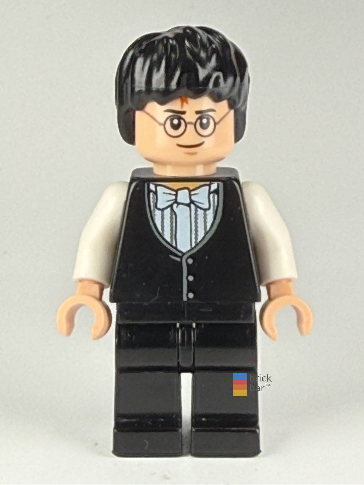 Brick Bar original photograph of Harry Potter - Yule Ball Vest and Bow Tie hp125, smiling expression front view
