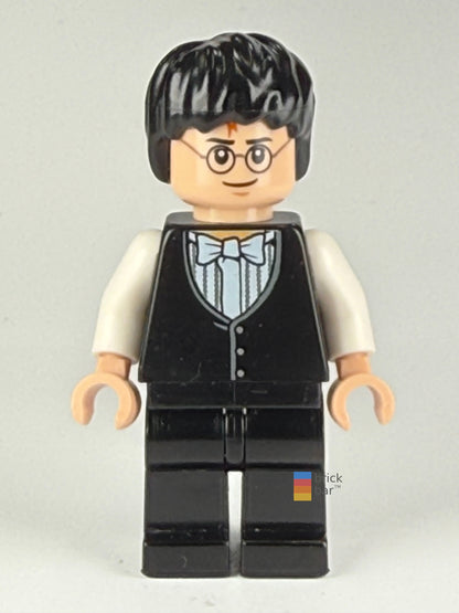 Brick Bar original photograph of Harry Potter - Yule Ball Vest and Bow Tie hp125, smiling expression front view