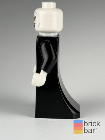 Brick Bar original photograph of Lord Voldemort - White Head, Black Skirt, Tongue hp373, side view