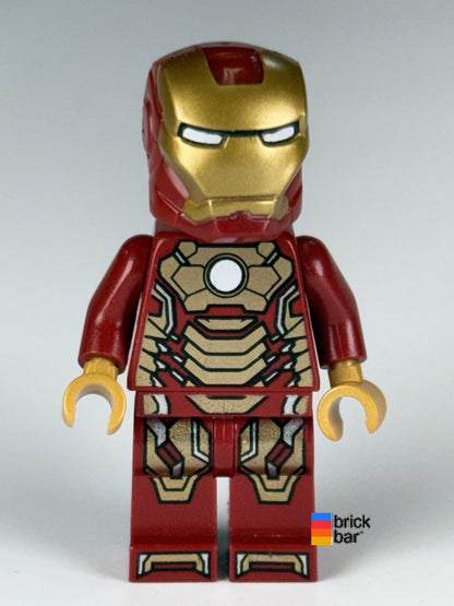 Iron Man - Mark 42 Armor sh0065 LEGO minifigure, front view