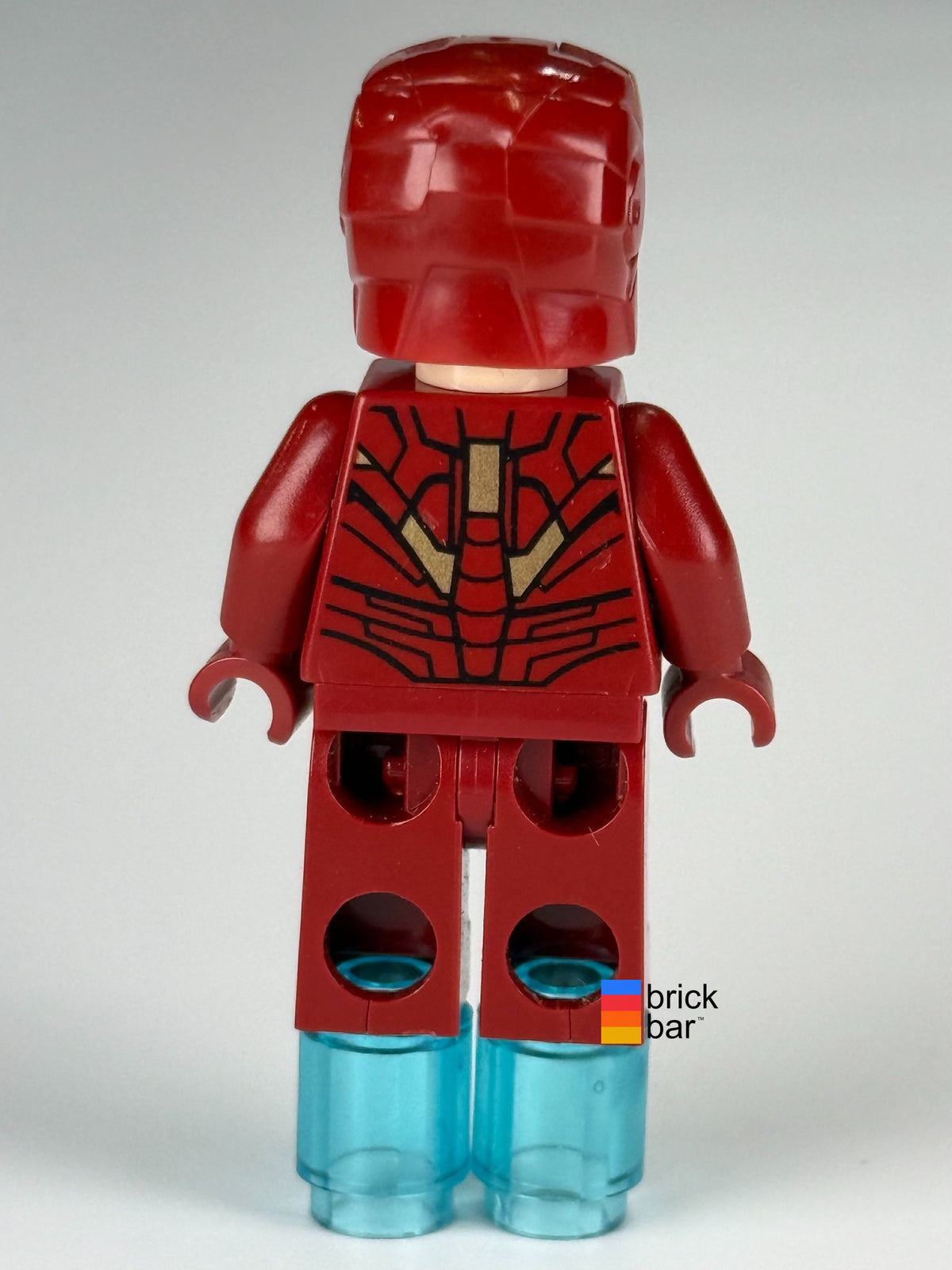 Iron Man Mark 6 sh0015 LEGO minifigure, back view