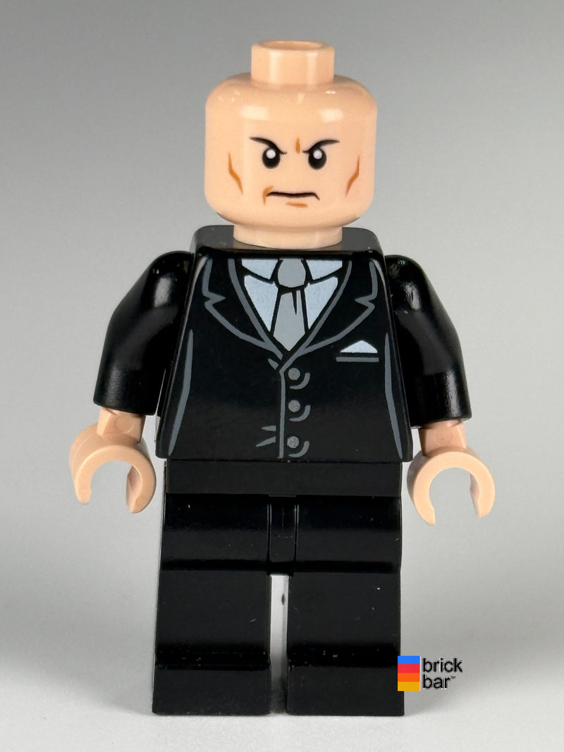 Lex Luthor - Black Suit sh0012 LEGO minifigure, front view