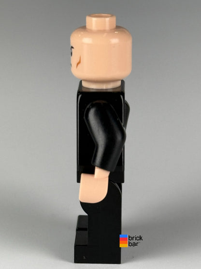 Lex Luthor - Black Suit sh0012 LEGO minifigure, side view