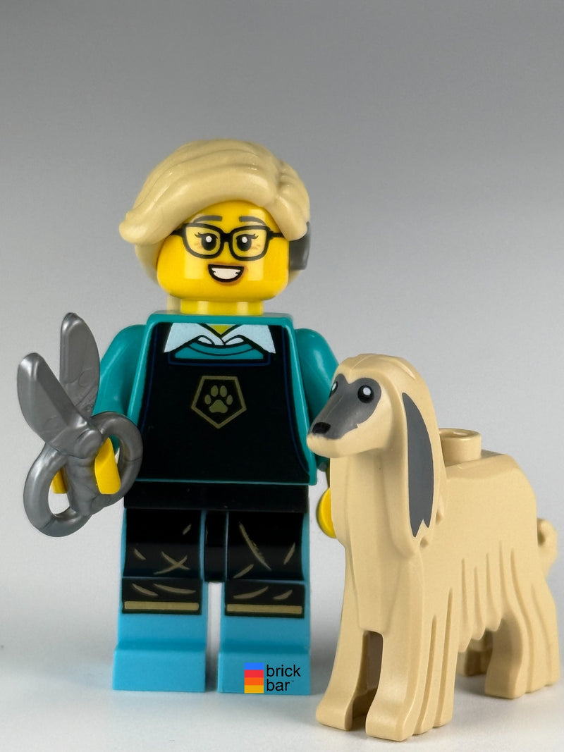 LEGO Pet Groomer col435, Series 25 — front view