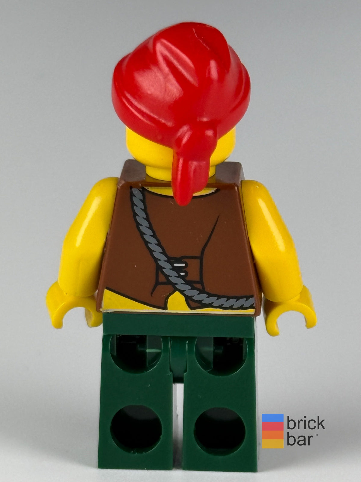 Pirate pi130 back view - genuine pre-owned LEGO minifigure