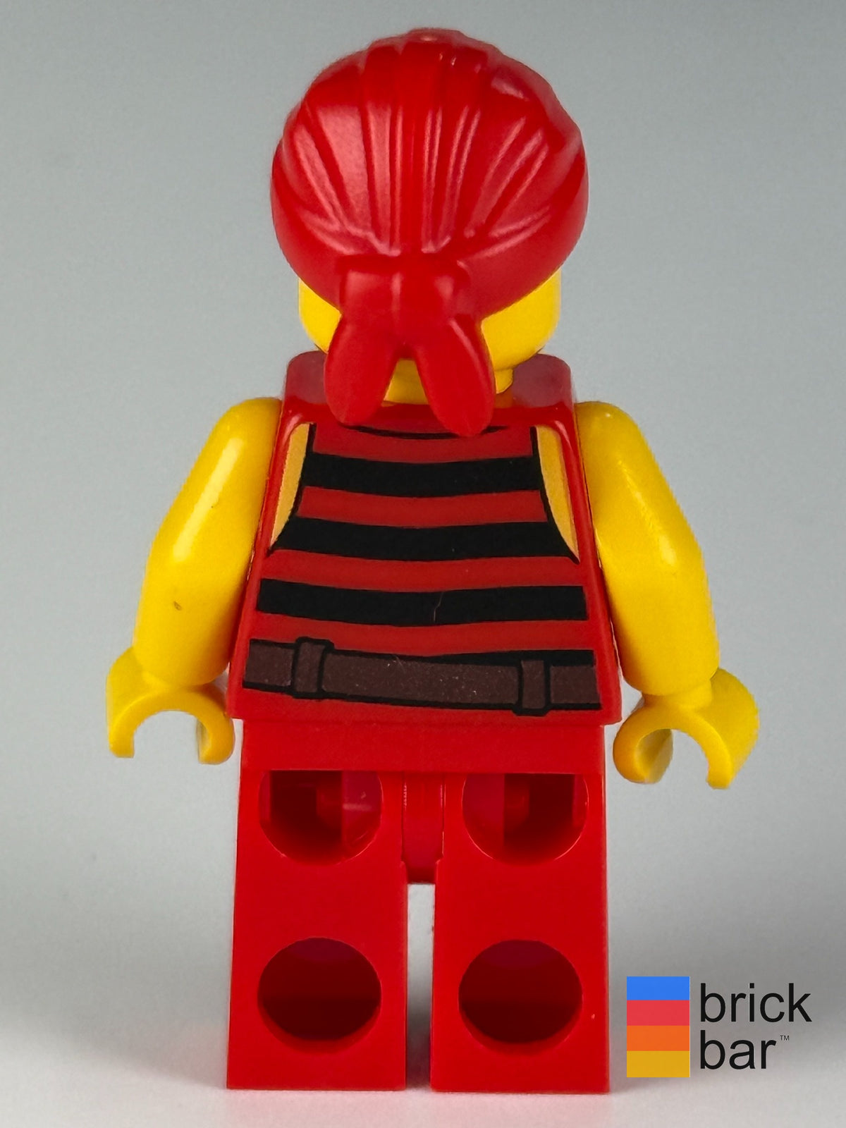 Pirate pi166 back view - genuine pre-owned LEGO minifigure