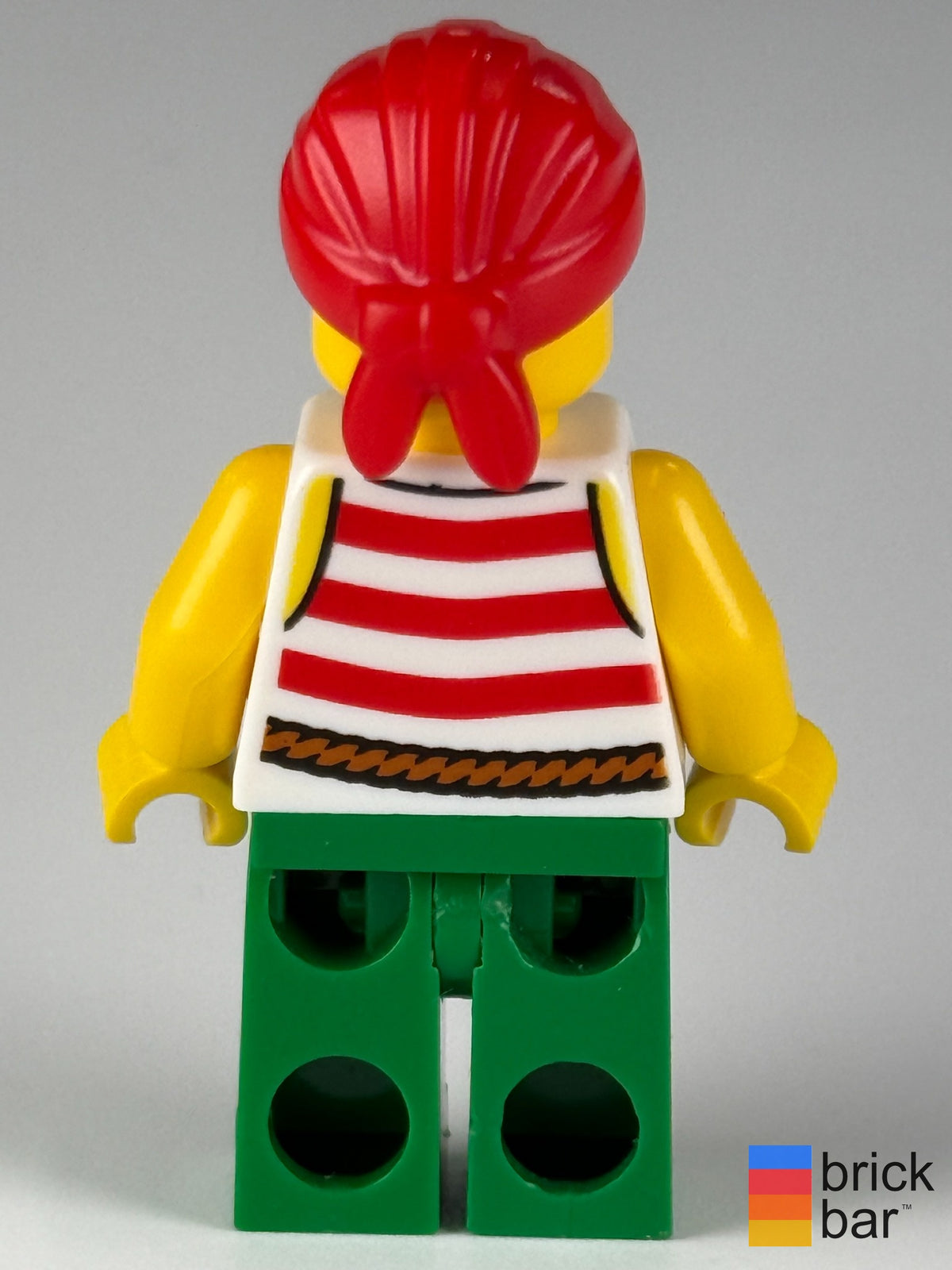 Pirate pi190 back view - genuine pre-owned LEGO minifigure