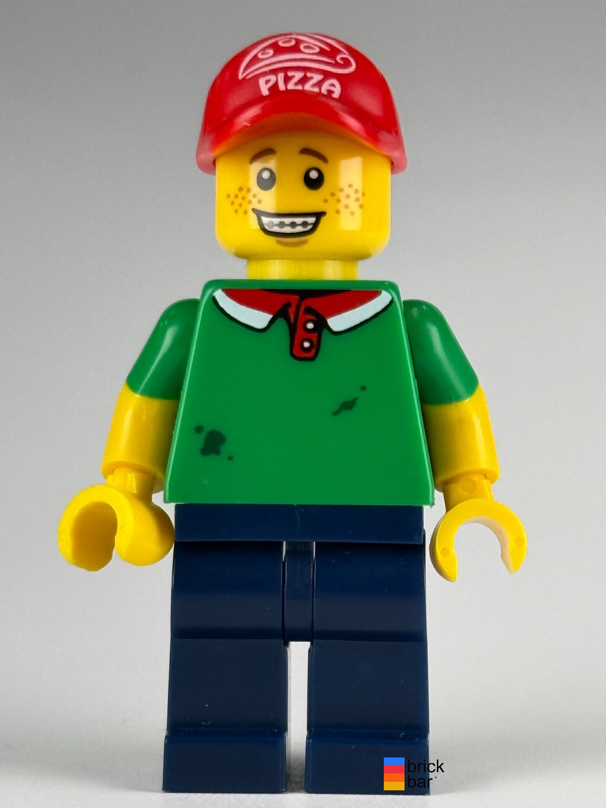 LEGO Pizza Delivery Guy col189, Series 12 — detail view