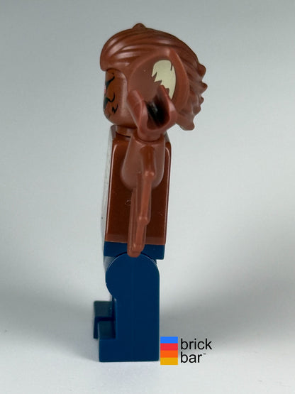 Side view of LEGO DC Comics Super Heroes Man-Bat minifigure sh0086.