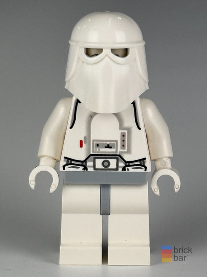 Snowtrooper sw0428 LEGO Star Wars minifigure front view — Brick Bar™