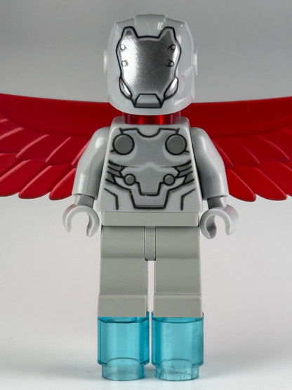 Super-Adaptoid sh0366 front view with two translucent light-blue foot repulsors