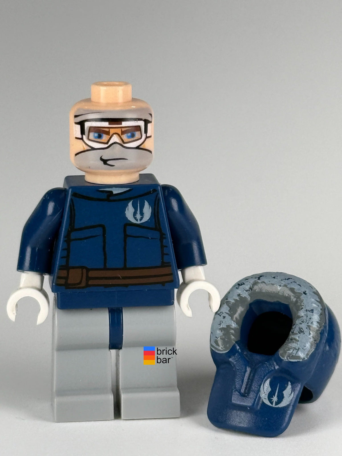 Anakin Skywalker Parka sw0263 goggles and face detail — Brick Bar™
