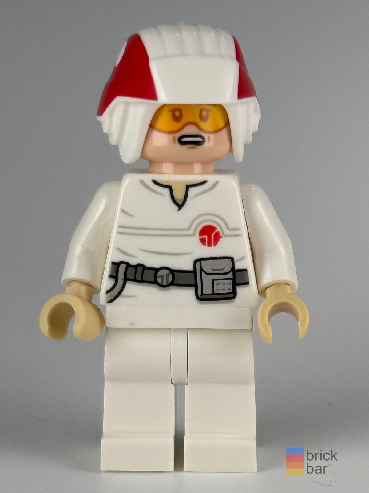 Cloud Car Pilot sw0969 LEGO Star Wars minifigure front alternate expression — Brick Bar™