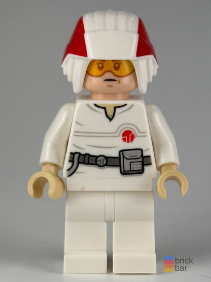 Cloud Car Pilot sw0969 LEGO Star Wars minifigure front neutral expression — Brick Bar™