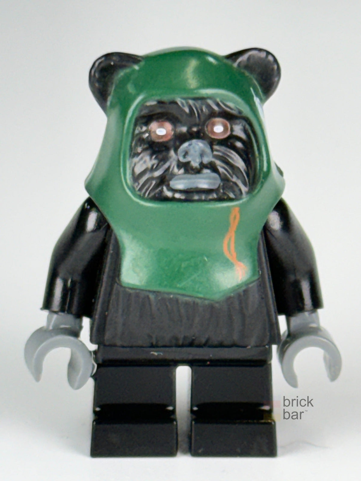 Tokkat sw0339 Ewok LEGO Star Wars minifigure front view — Brick Bar™