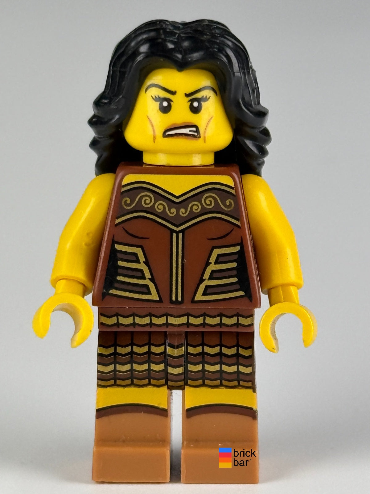 LEGO Warrior Woman col148, Series 10, front view — figure without loose accessories